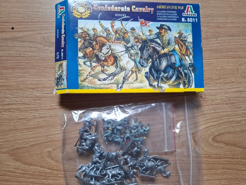Italeri 1/72 confederate cavalry - cavalerie sudiste