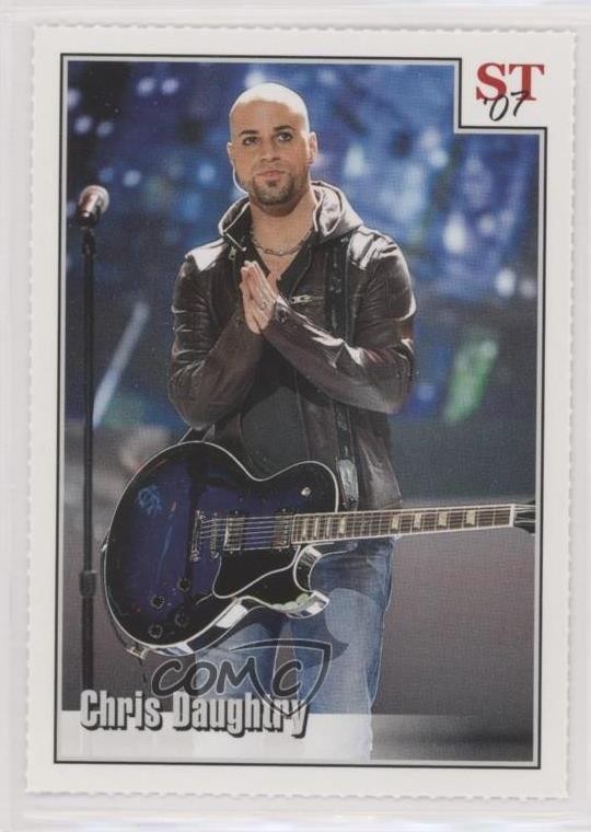 2007 Spotlight Tribute 4-Star Trivia Chris Daughtry #40 0a2