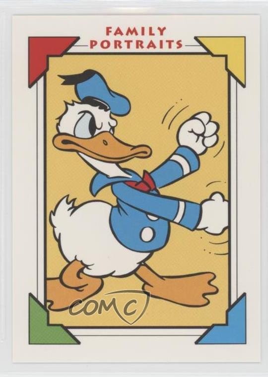1991 Impel Disney Family Portraits Donald's Bio #107 10cj