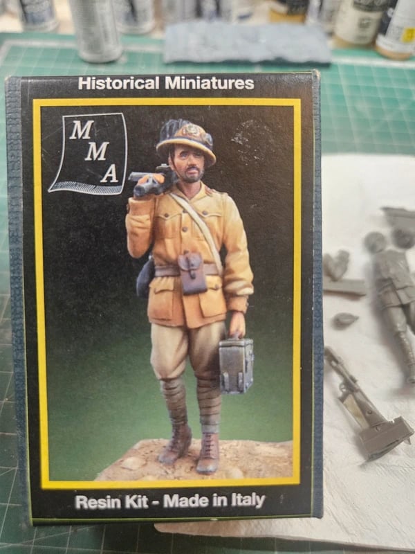 Soldatino Bersagliere in Libia 54 mm