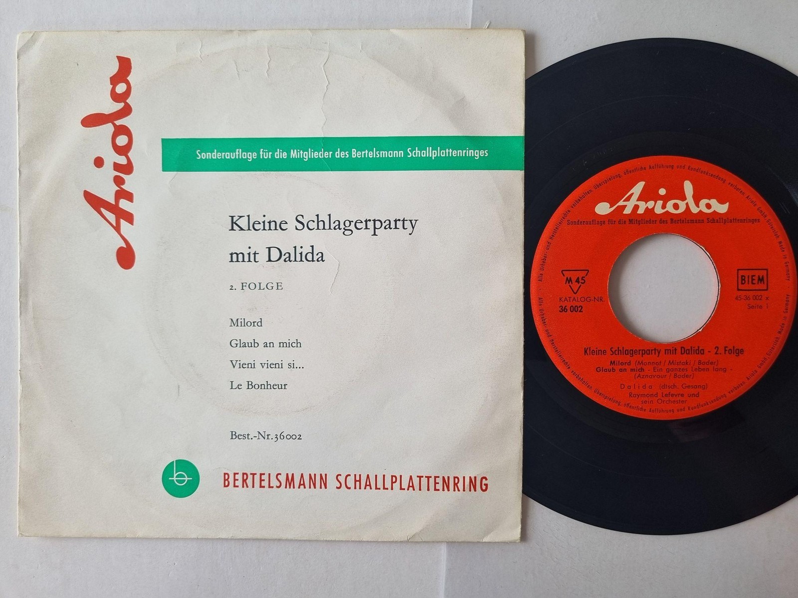 Dalida - Kleine Schlagerparty Mit Dalida 2. Folge 7'' Vinyl EP Germany