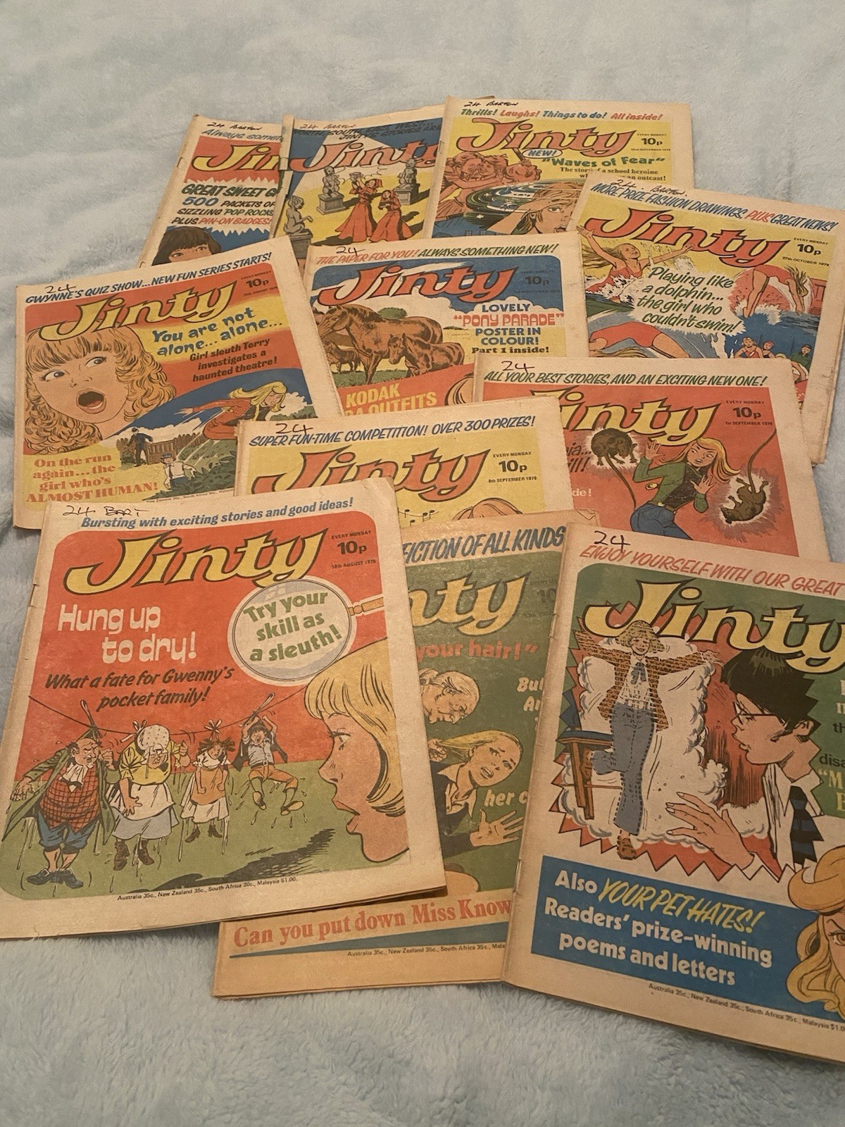 11 X Jinty Girls Comics - 1979