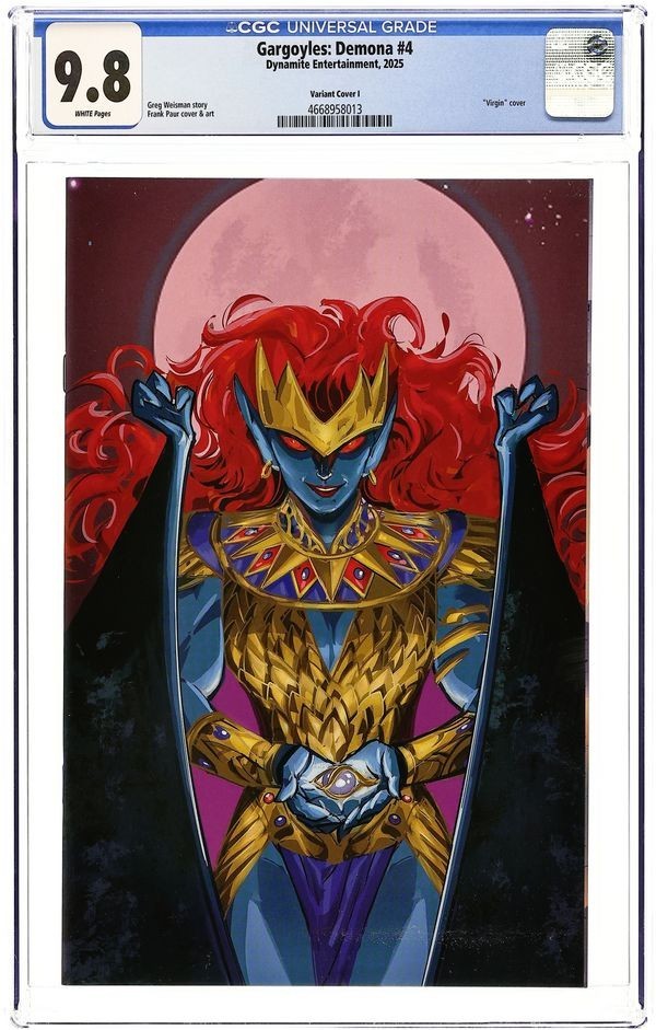 Gargoyles: Demona #4i [1:15] Incentivo Vergine - 2025 - CGC 9.8 - Frank Paur