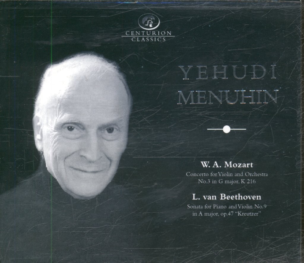2068 Yehudi Menuhin W. A. Mozart / L. Van Beethoven CD Europa 2003 Con Esterno