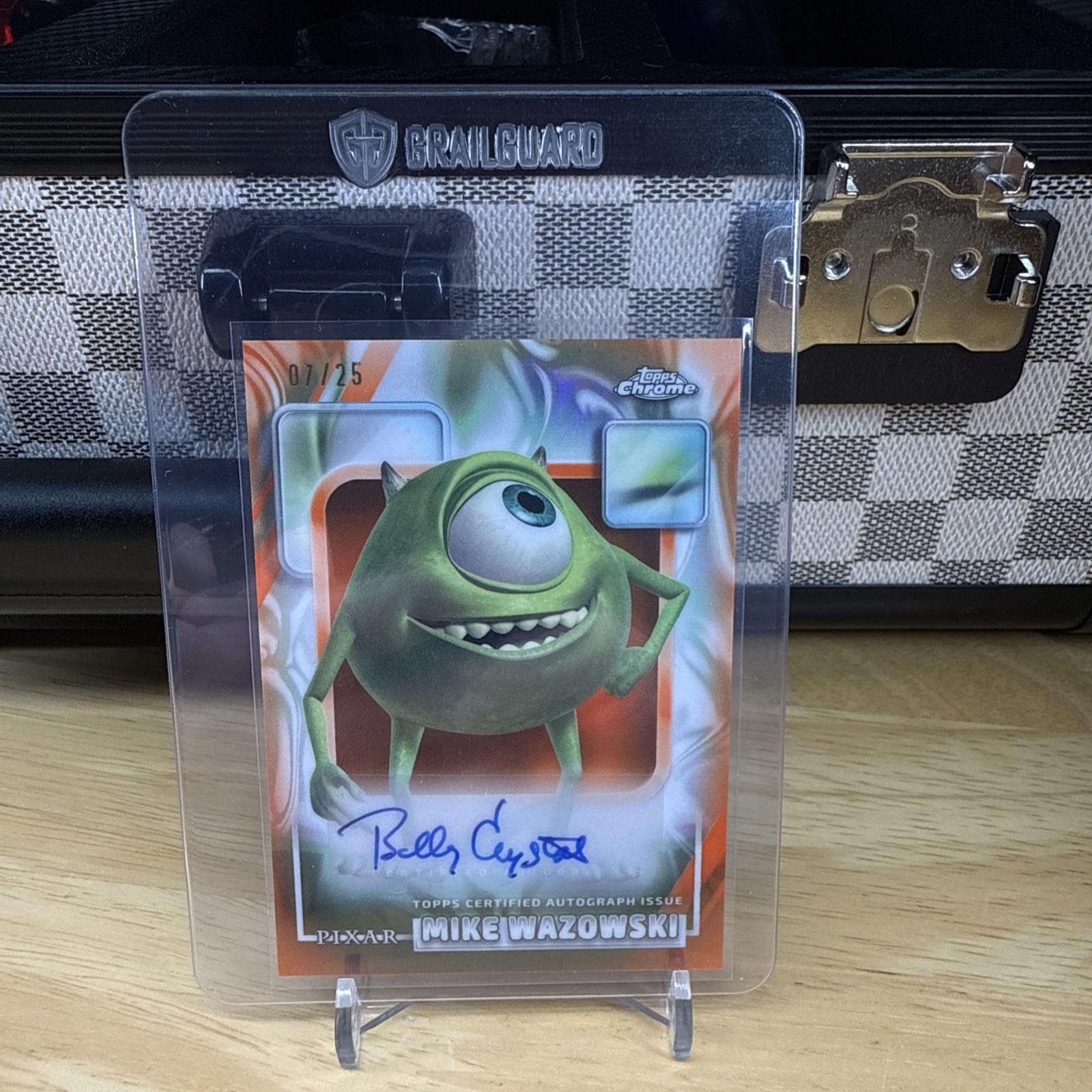 2026 Topps Chrome Disney Mike Wazowski Auto /25 Billy Crystal Autograph