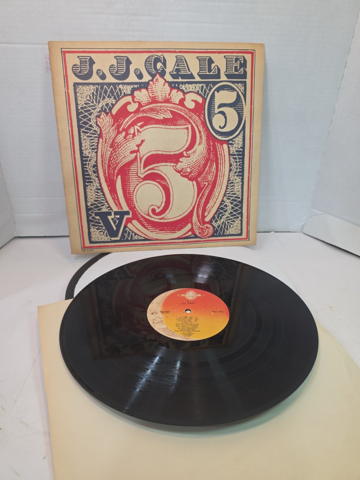J.J. CALE " 5 " Original 1979 Press Shelter Records SR-3163 - 