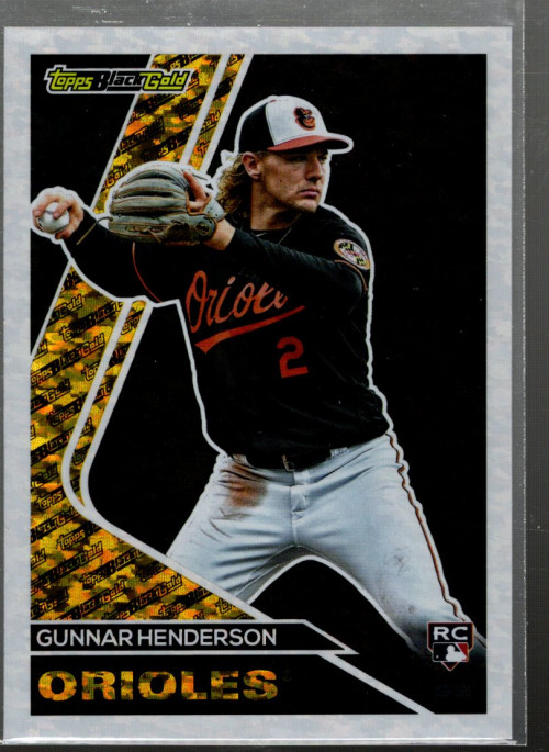 B3976- 2023 Topps Update Nero Oro #BG2 Gunnar Henderson - Nm-Mt (Rookie Card)