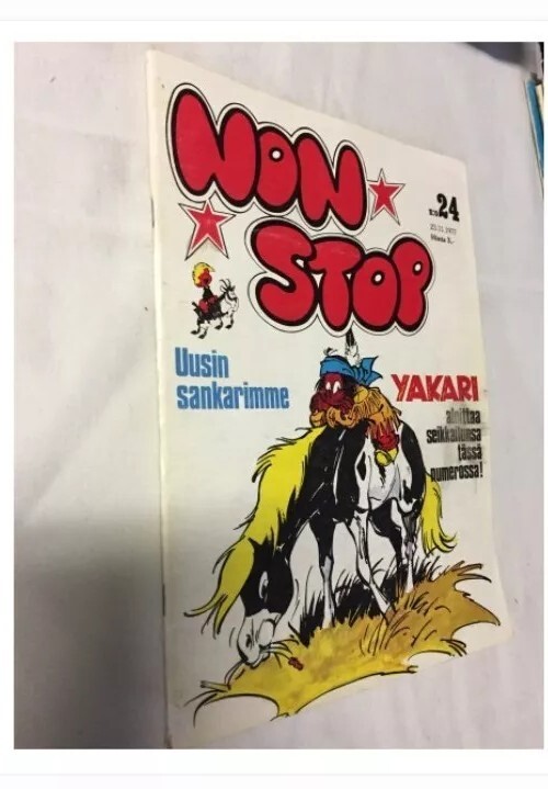 Yakari 1977 rivista finlandese finlandese fumetti + altri fumetti n. 24 