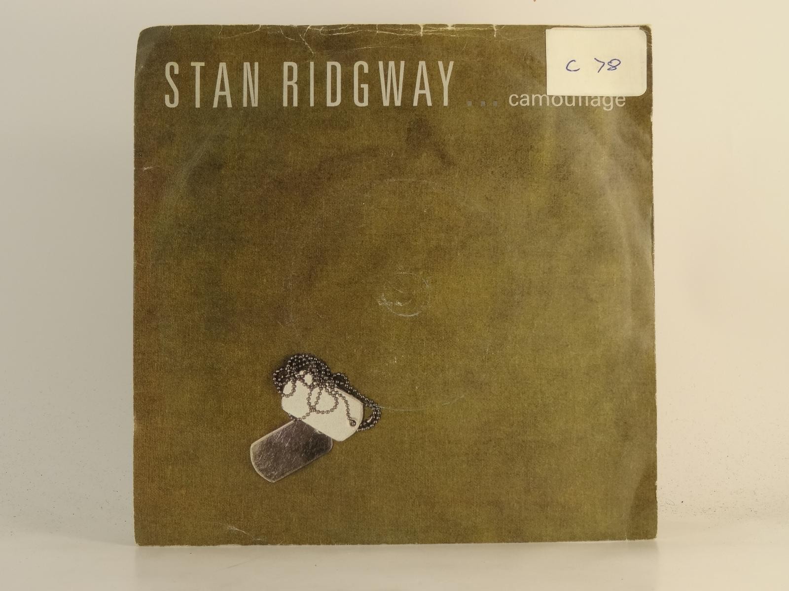 STAN RIDGWAY CAMOUFLAGE (1) (78) 2 Track 7" Single including Picture Sleeve IRS