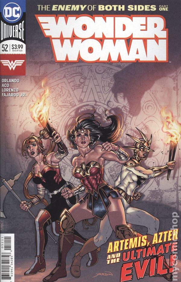 Wonder Woman #52A Yardin quasi nuovo 2018 immagine stock