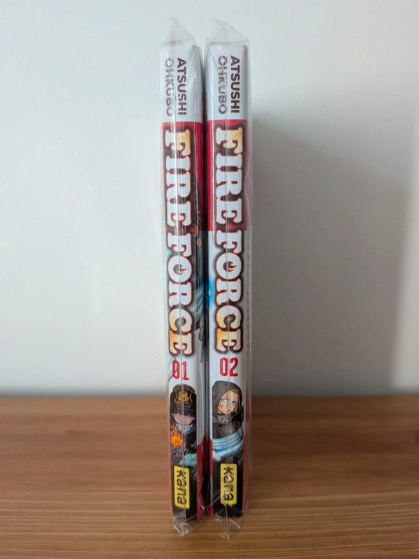 Lot Manga Fire Force tomes 1 et 2