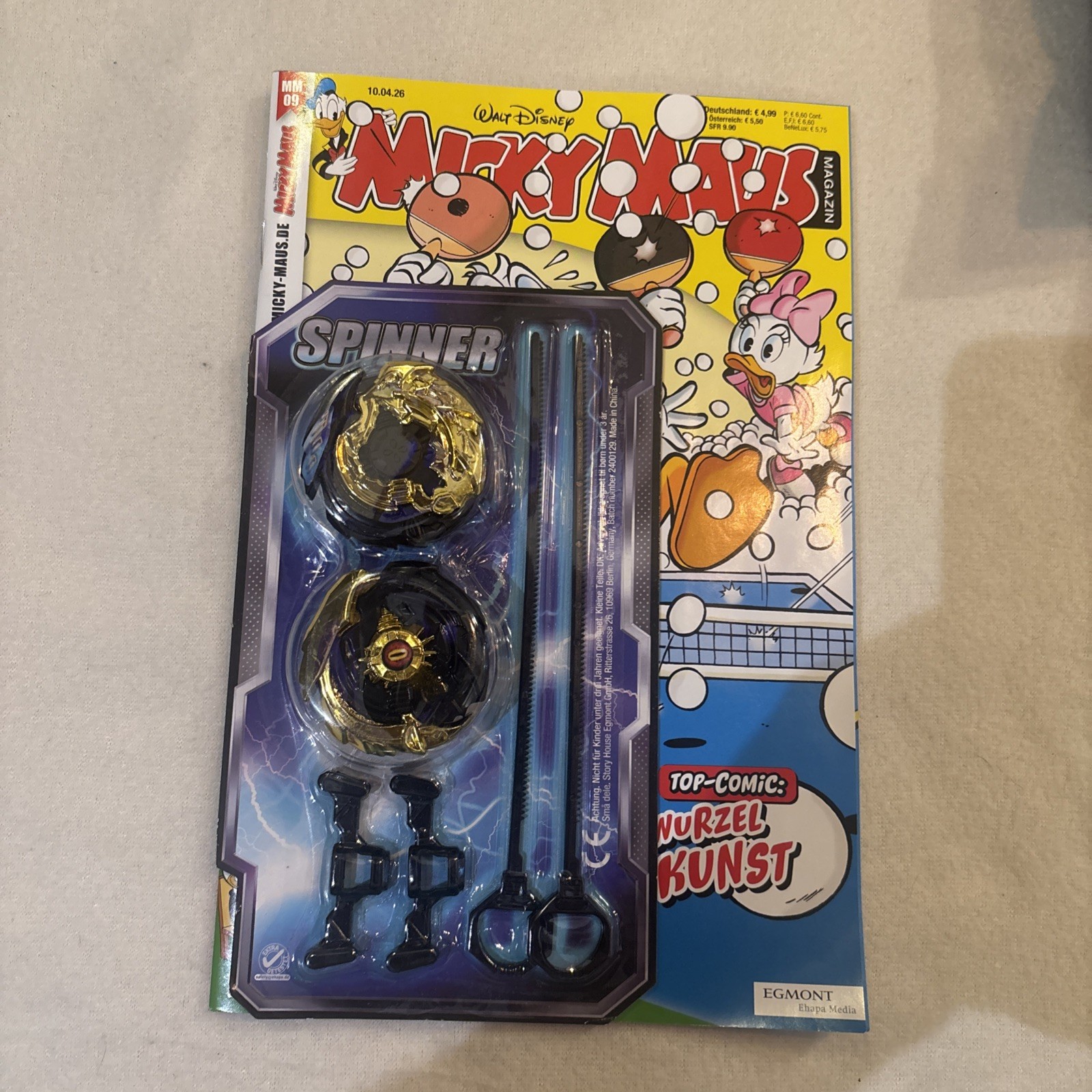 Rivista Topolino n. 09/2026 nuova e mai letta| confezione originale Extra Spinner Comics