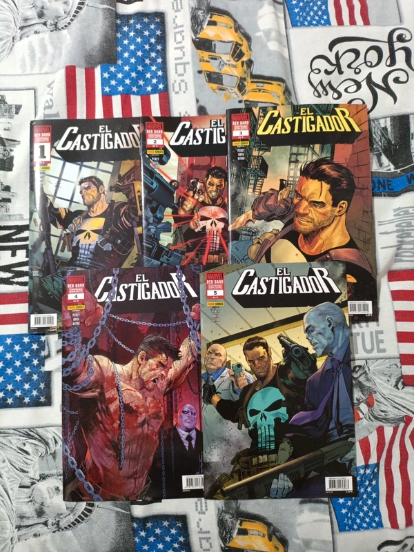 El Castigador Red Band (completa 5 números)