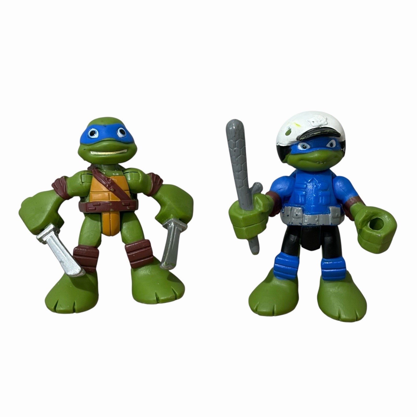 Teenage Mutant Ninja Turtles Viacom Playmate 2014 Leonardo set figure 2,5"