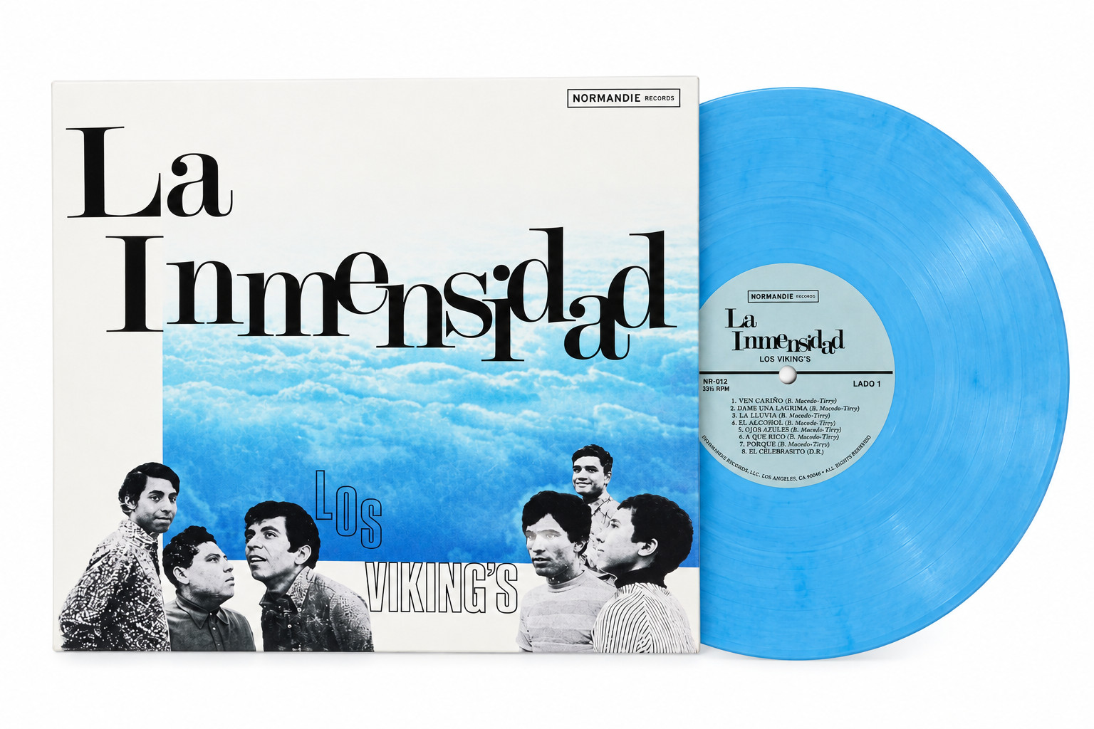 Los Vikings - La Inmensidad LP - Blue and White Swirl (2026 Reissue)
