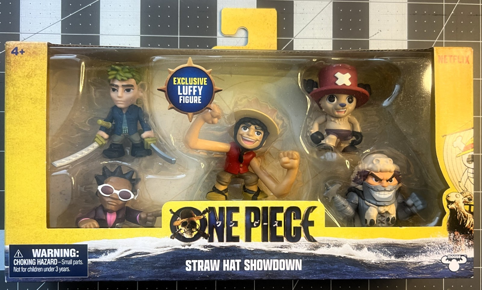 NUOVO Netflix One Piece Cappello di Paglia Collezione Showdown Alce Giocattoli