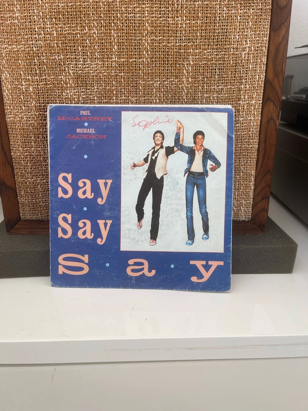 45 GIri Paul McCartney & Michael Jackson – Say Say Say – 7" 45rpm  – Francia 1983
