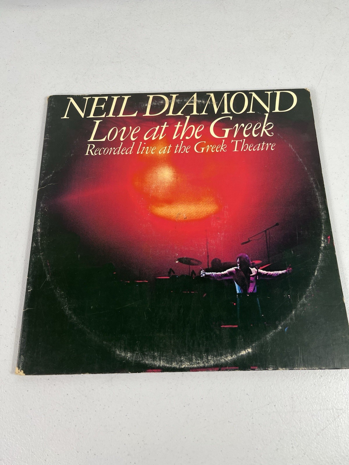 Neil Diamond ‎- Love At The Greek Live - 1977 Double LP Record - VG