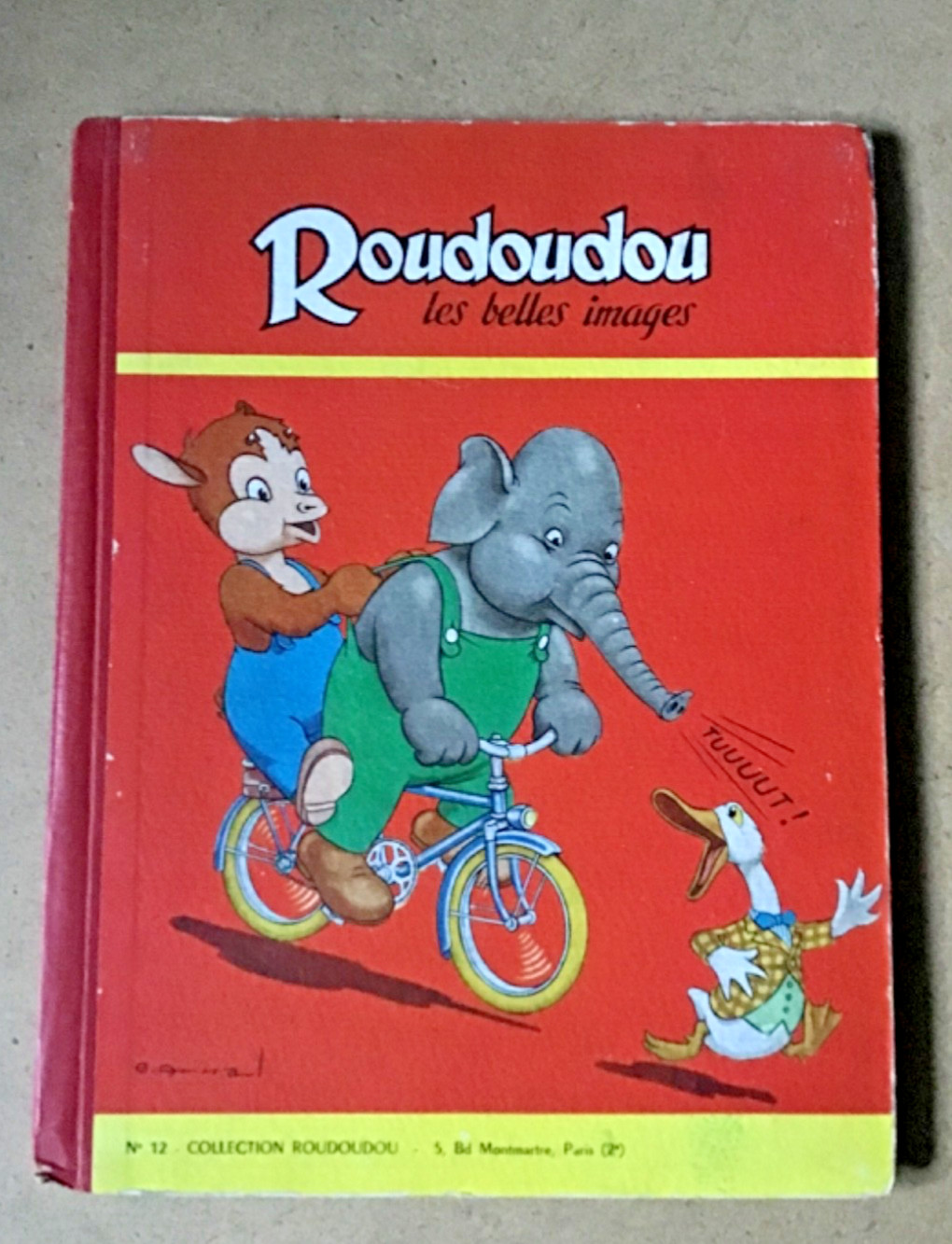 Roudoudou les belles images. Album 12 (numéros  66 a 71) 1956. TBE