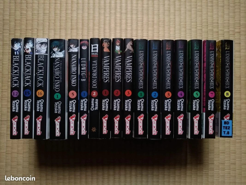 Lot Manga format Bunko Tezuka