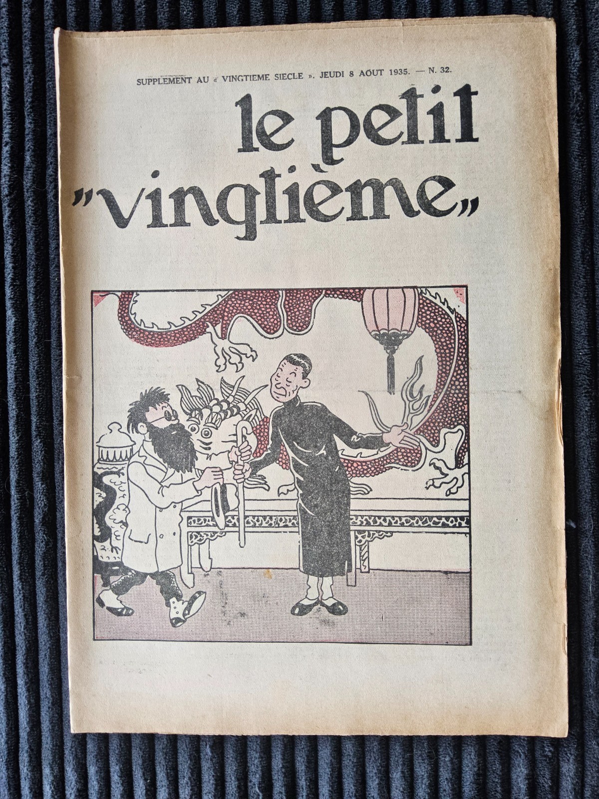 Tintin - Petit Vingtième - Numéro 32 de 1935