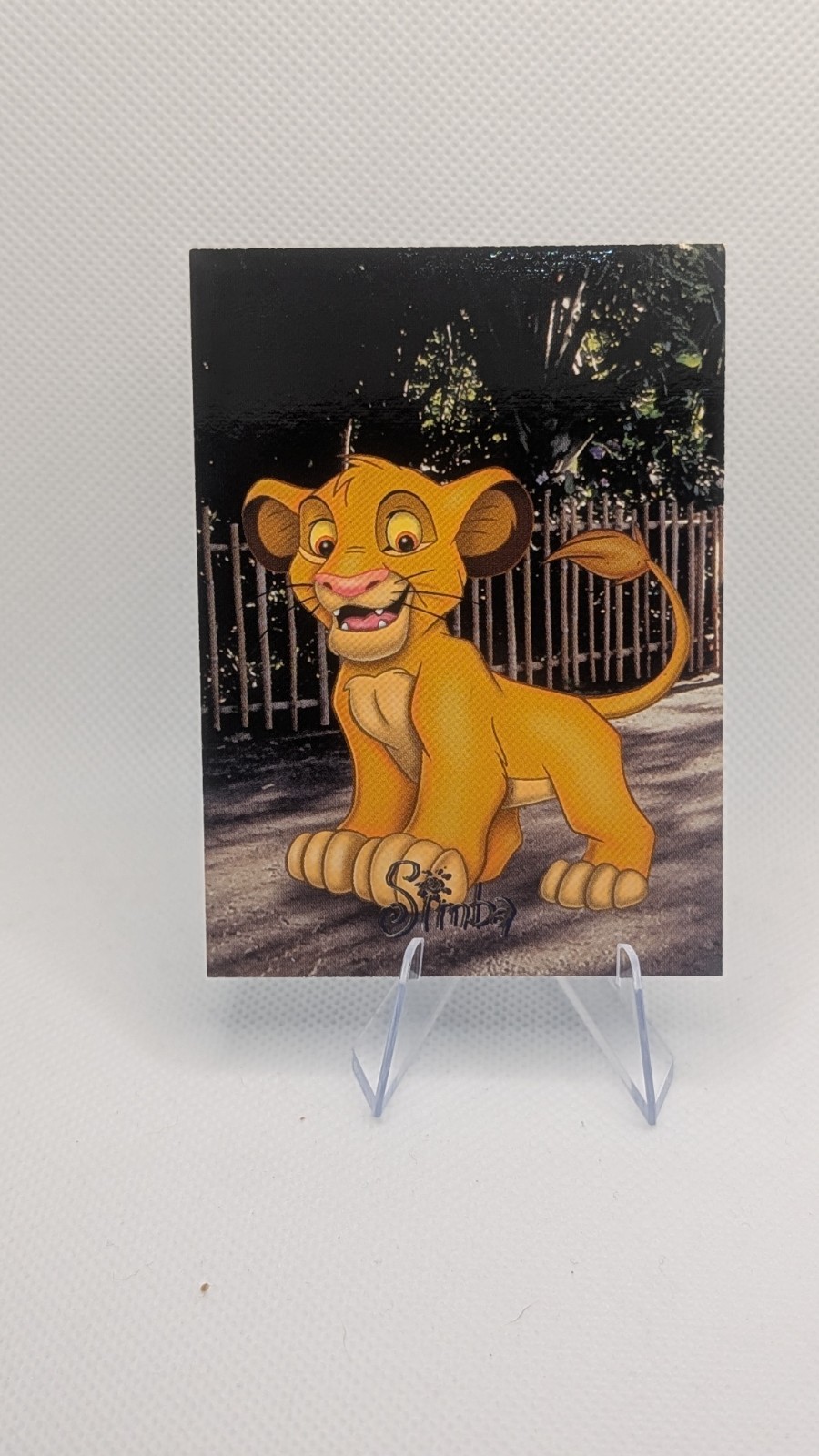 WALT DISNEY WORLD SIGNATURE SERIES #22 Simba (2001) Rare Vintage Card
