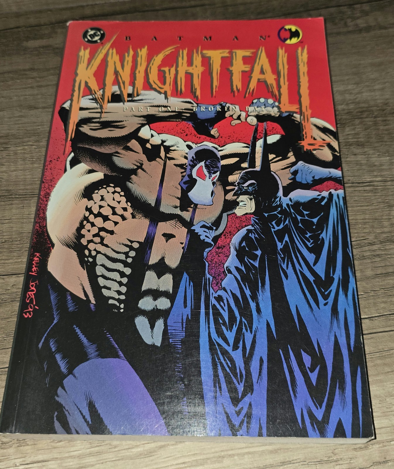 Batman Knightfall Part One Broken Bat TPB DC Comics Bane 1993 Graphic Novel SC