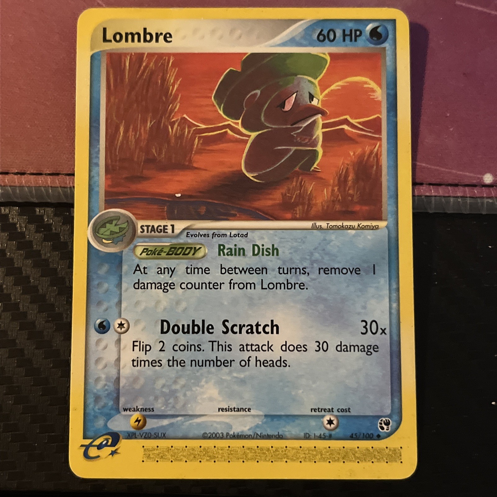 Pokemon EX Tempesta di Sabbia Lombre 45/100 