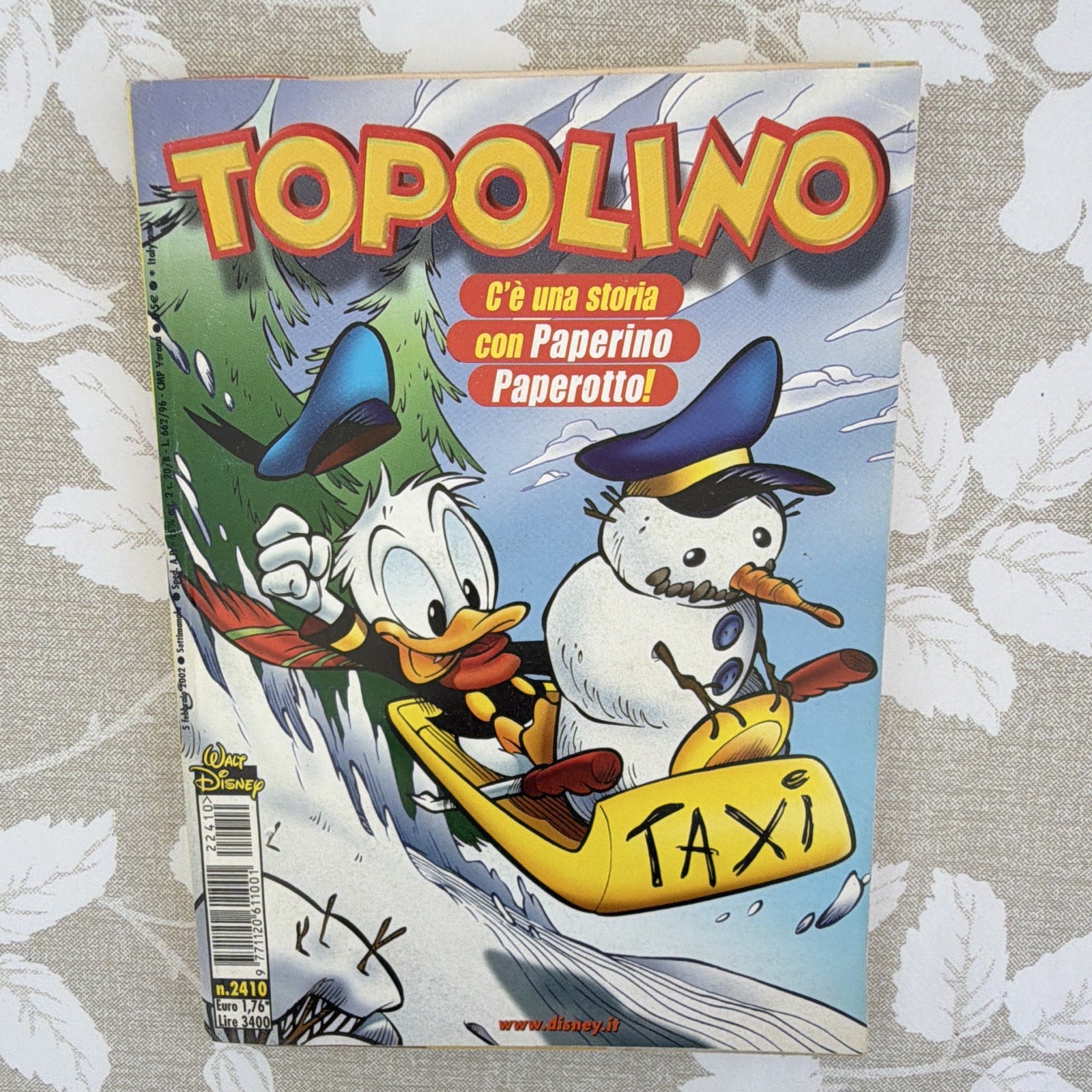 Topolino Disney n.2410 (2002) fumetto italiano “C'è una storia con Paperino”