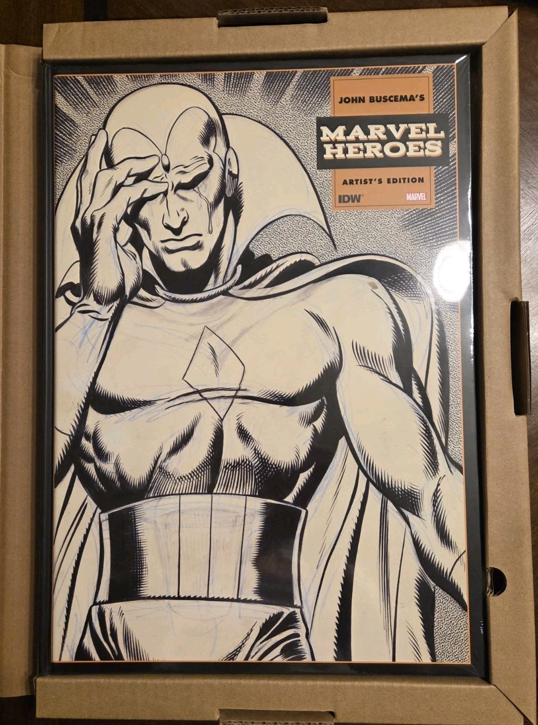 John Buscema's Marvel Heroes Artist's Edition HC New Sealed IDW bump