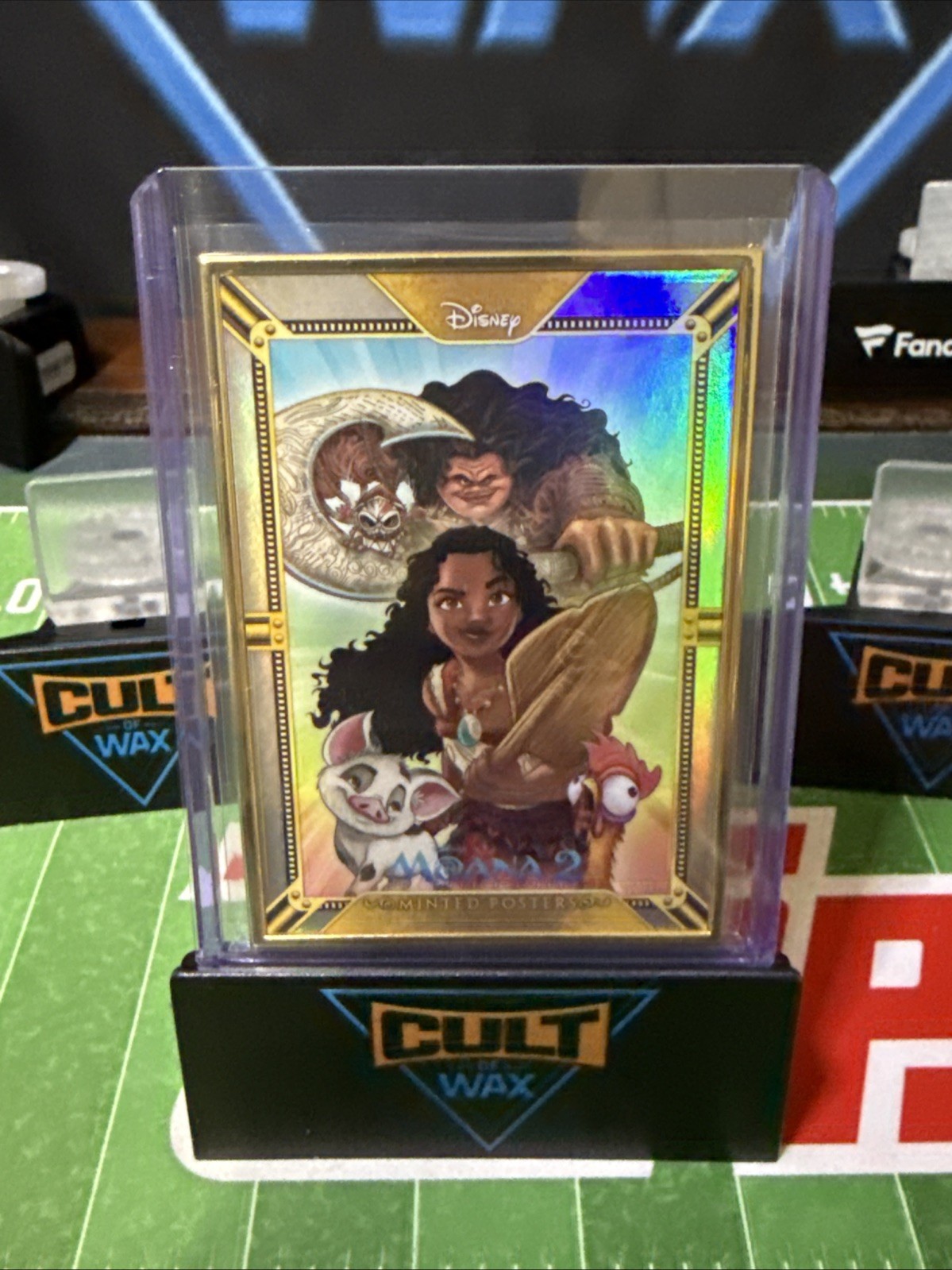 Poster Disney 2026 Topps come nuovi MP-5 Moana 2 Tim Rogerson cornice oro