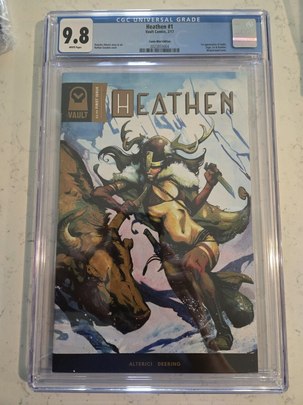 Heathen 1 Comic CGC 9.8 Comic Mint Color Edition RARE