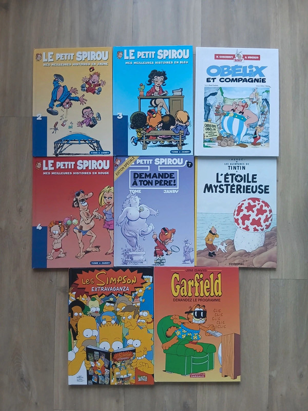 Lot de 8 bd en très bon état