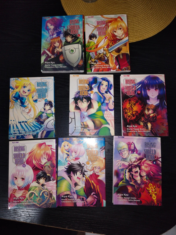 The rising of the shield hero 1-8