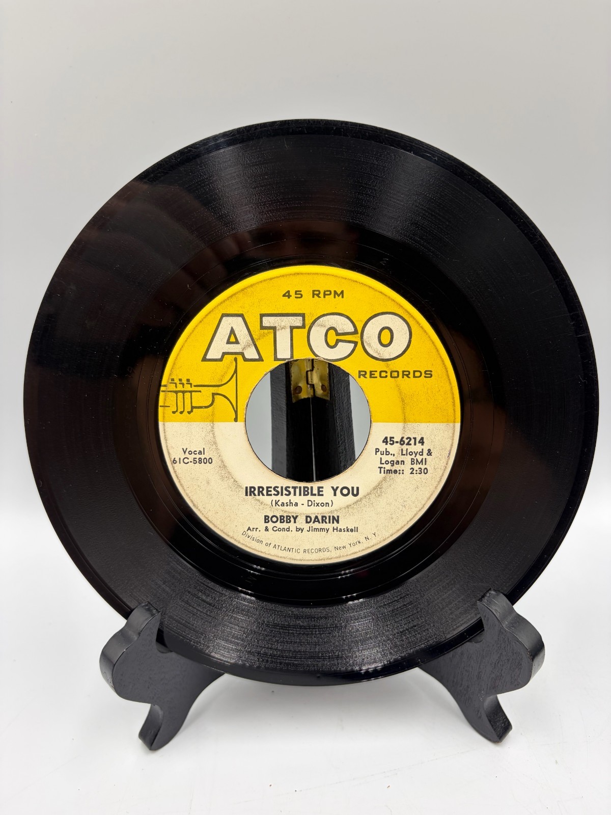 Bobby Darin Irresistible You / Multiplication 45 Atco 45-6214 Come September