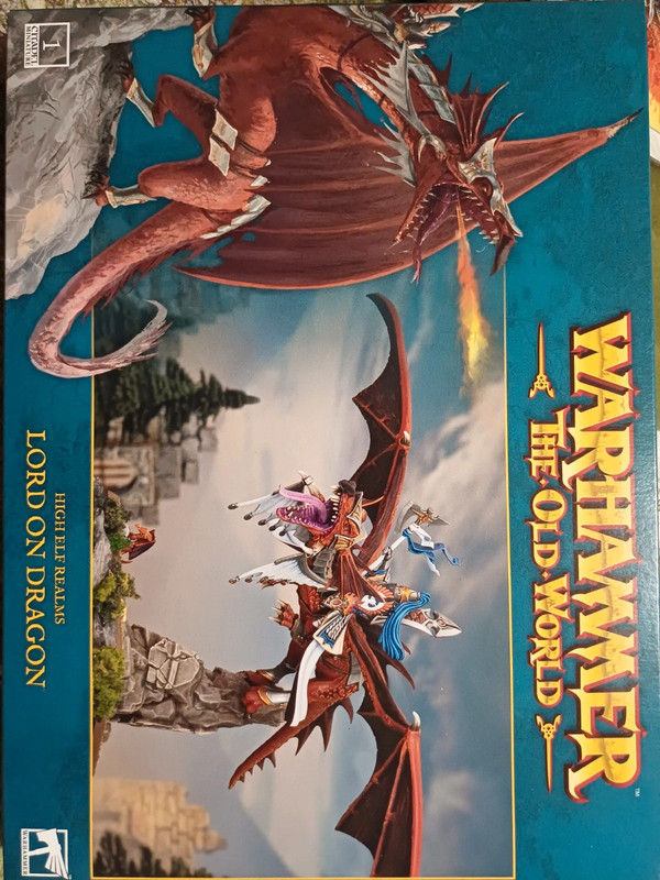 Lord on dragon warhammer the old world