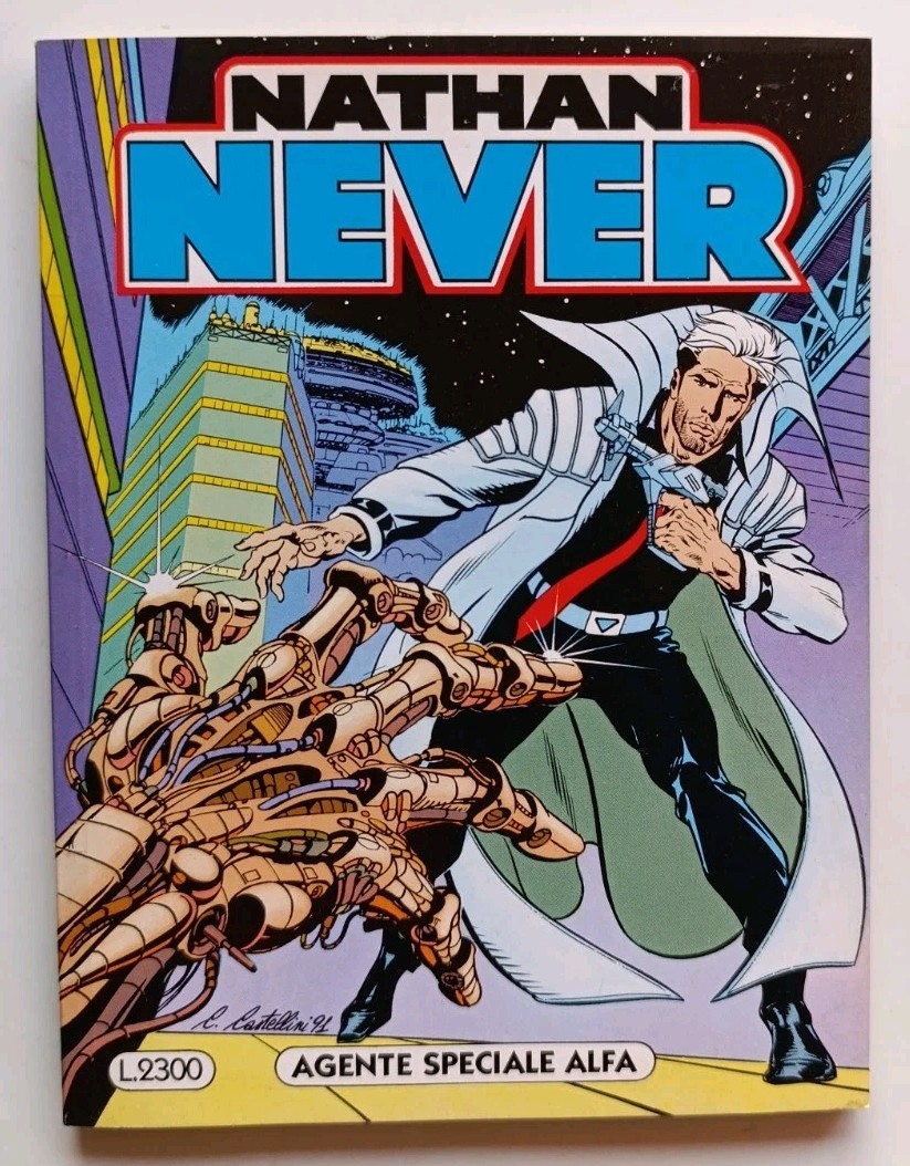 NATHAN NEVER N.1 AGENTE SPECIALE ALFA originale bonelli 1991 claudio castellini