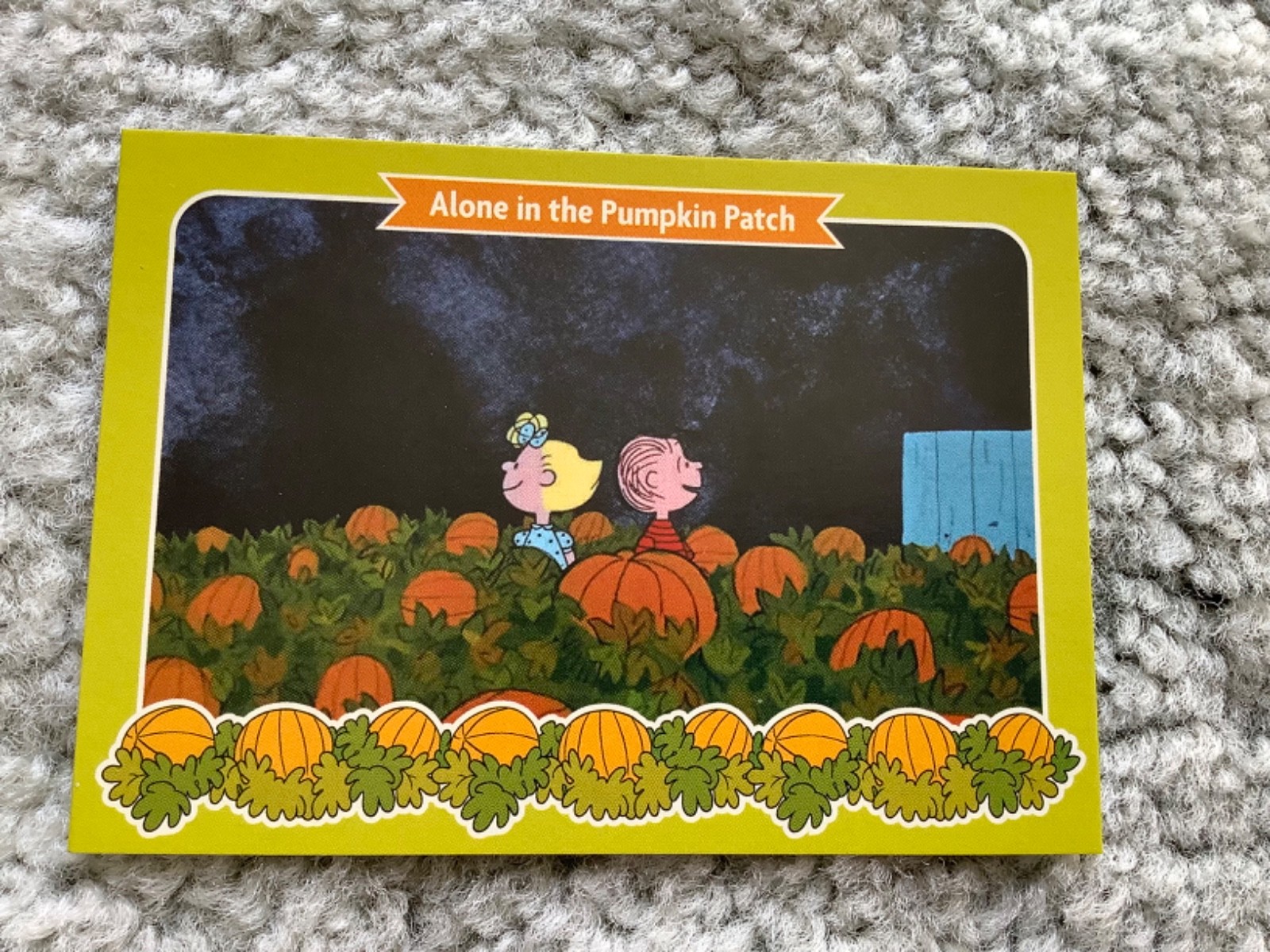 2026 Philly Non-Sports Show Peanuts It’s the Great Pumpkin Charlie Promo Card P1