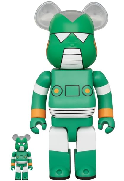 BE@RBRICK Quantum Robo 100% & 400% Medicom Toy Figure Bearbrick nuovo con scatola