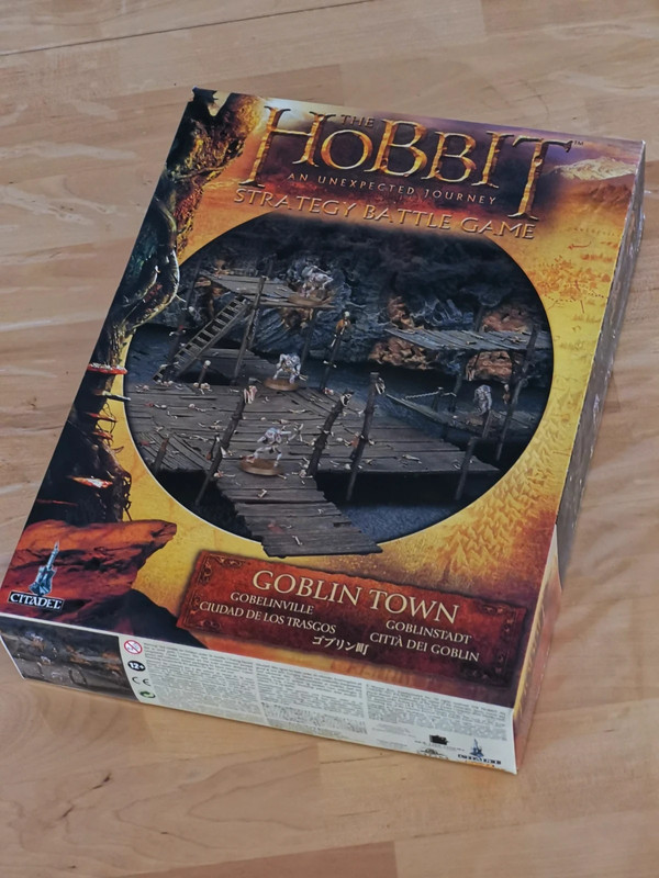 The Hobbit LOTR – Décor Gobelinville Goblin Town GW + boîte – incomplet