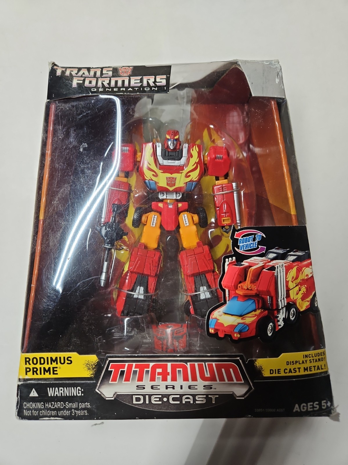 Sigillato! Transformers Generazione 1 Serie Titanium Diecast Rodimus Prime