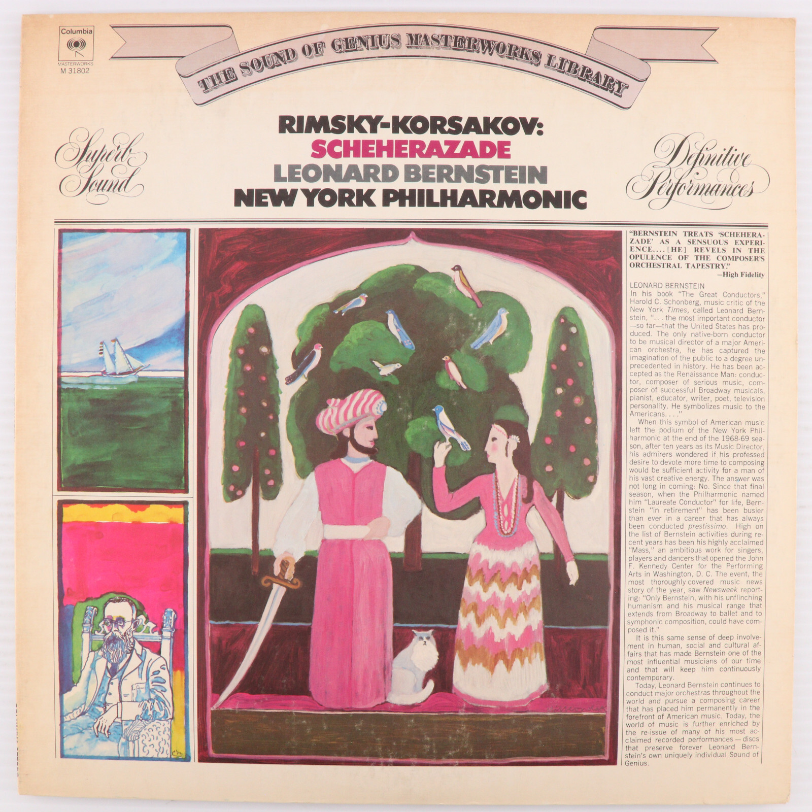 Rimsky-Korsakov - Scheherazade - 1973 Reissue Stereo 12" LP Vinyl Record M 31802