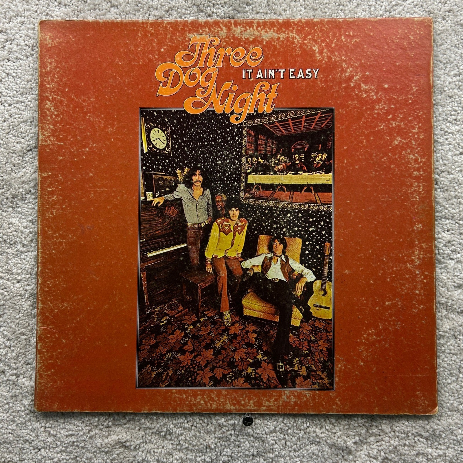 Three Dog Night It Aint Easy Vinyl LP 1970 Dunhill DS 50078 Gatefold