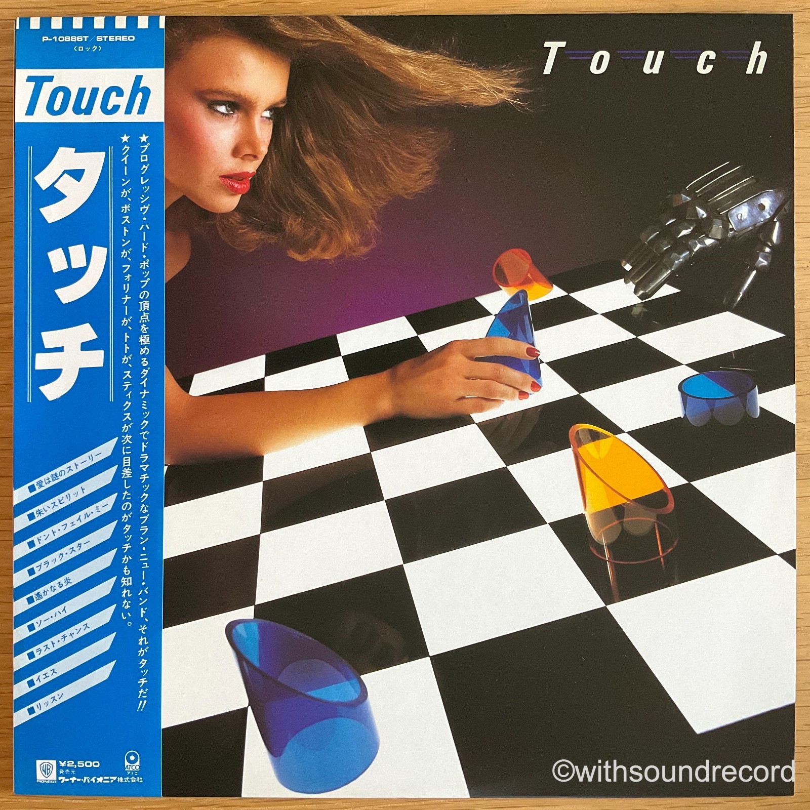 TOUCH S/T JAPAN LP W/OBI ex/nm/ex+ 1980 ATCO P-10886T