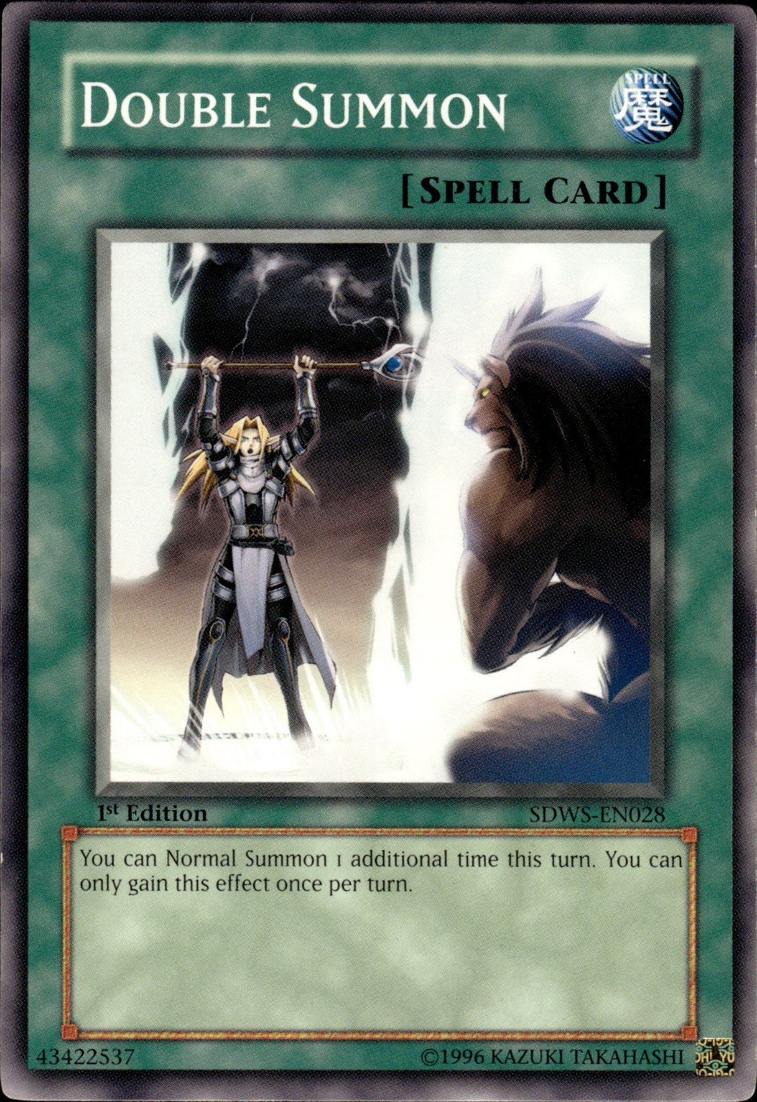 Double Summon - 1st Edition SDWS-EN028 - LP - YuGiOh