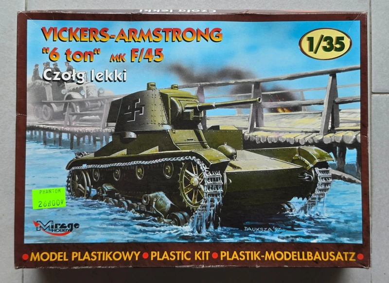 Mirage Hobby - Vickers Armstrong "6 ton" Mk F/45 Light Tank