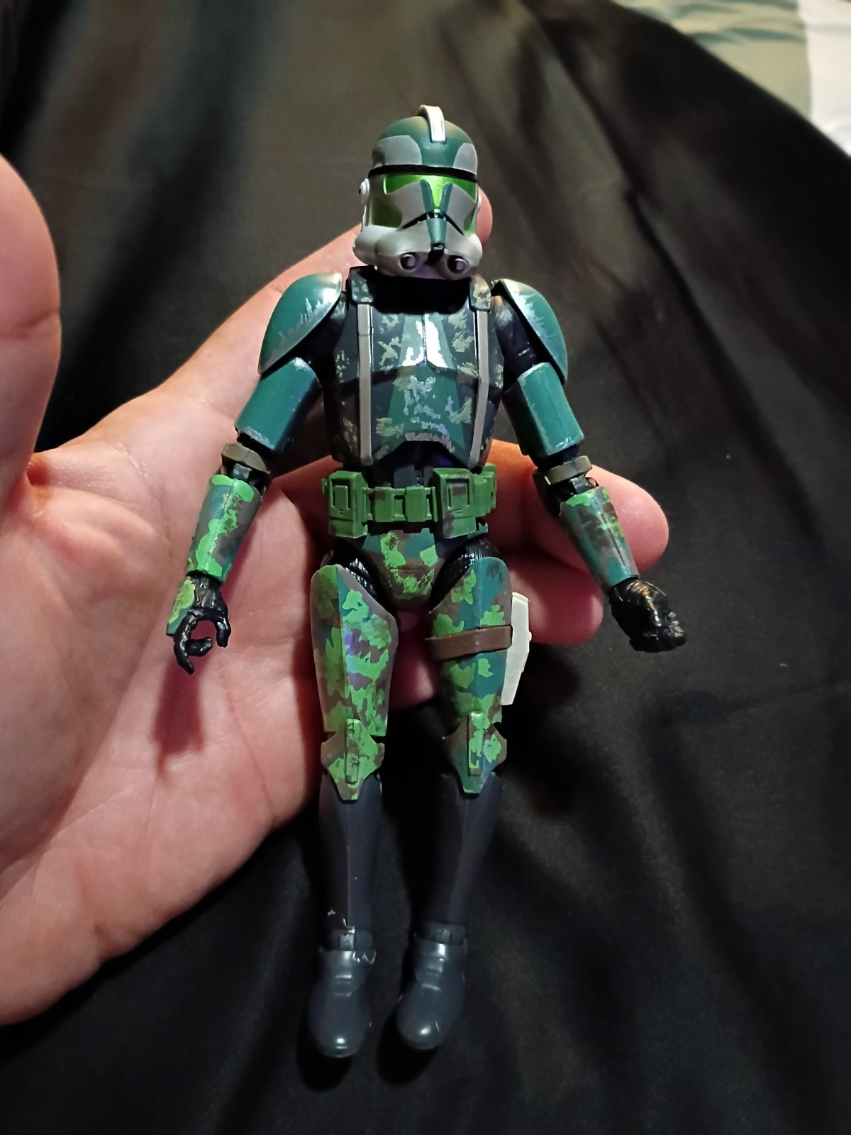 Hasbro Star Wars la Serie Nera Clone Commander Gree Sciolto 6" 
