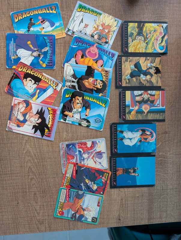 Lot cartes dragonball