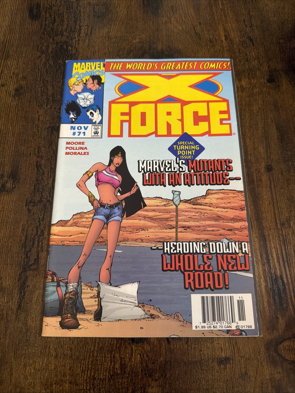 X-Force #71 (8.0 VF) variante da edicola - 1997