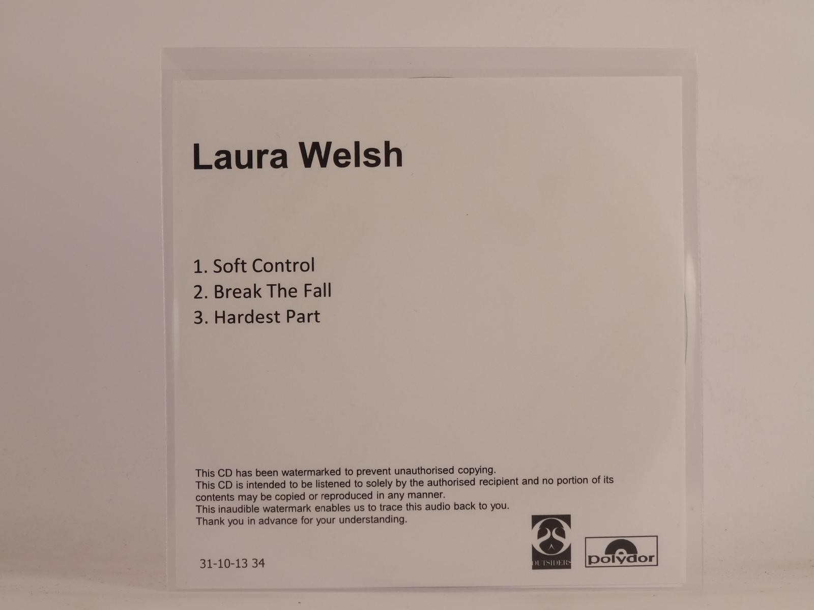 LAURA WELSH SOFT CONTROL/BREAK THE FALL (F30) 3 Track Promo CD Single including 
